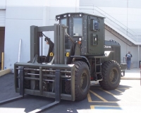 John Deere Armored Forklift